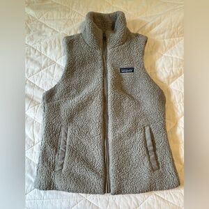 Patagonia women’s Los Gatos fleece vest gray Small